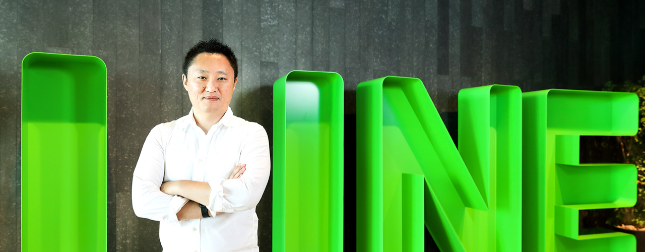 kensuke kamoike general manager of LINE 